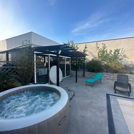 Superbe Appartement Avec Piscine Et Spa Privatif Villeneuve-lès-Béziers 外观 照片